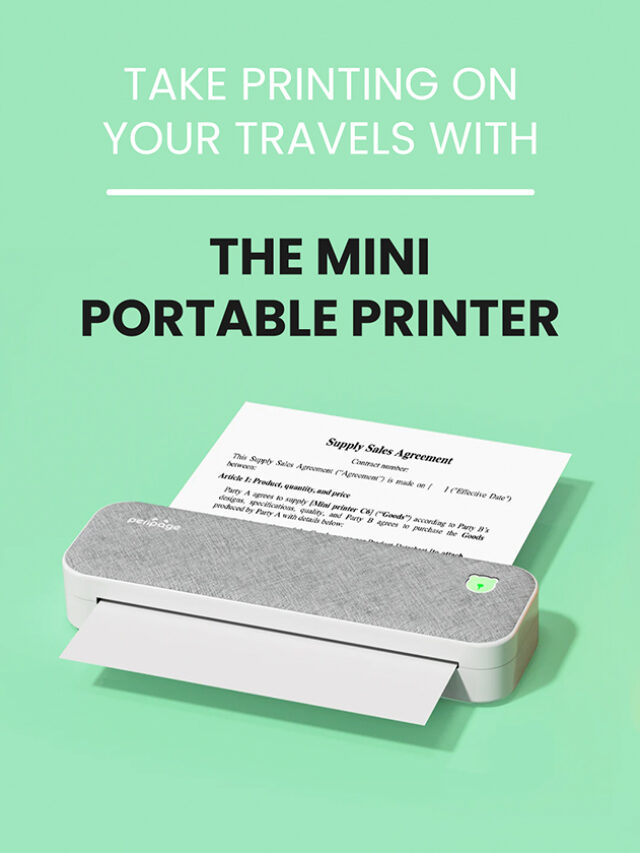 Take Printing On Your Travels With The Mini Portab