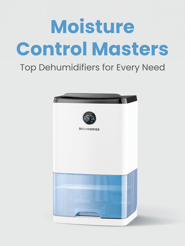 Moisture Control Masters: Top Dehumidifiers for Ev
