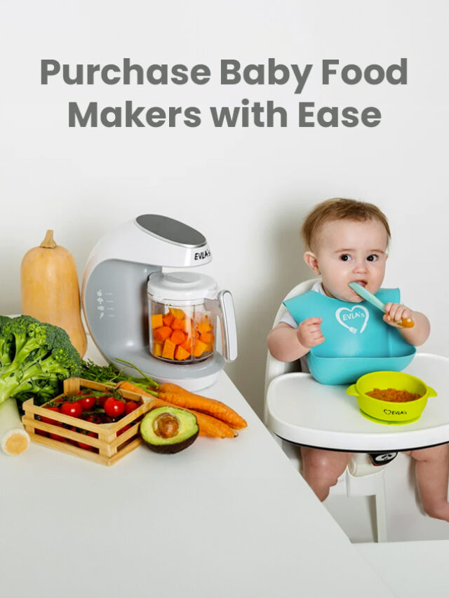 Start Healthy Habits: Purchase Baby Food Makers wi