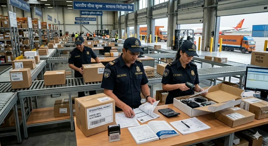 customs clearance in Ubuy international shipping process